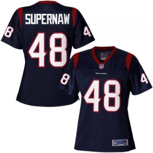 Pro Line Women's Houston Texans Phillip Supernaw Team Color Jers