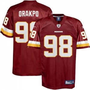 Reebok Brian Orakpo Washington Redskins Replica Jersey - Burgund