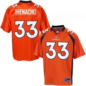 Pro Line Men's Denver Broncos Duke Ihenacho Team Color Jersey