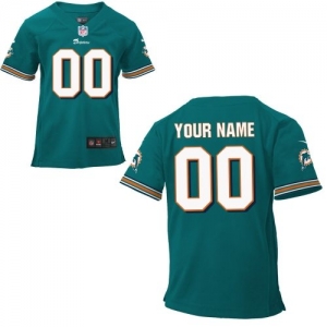 Nike Miami Dolphins Infant Customized Team Color Game Jersey