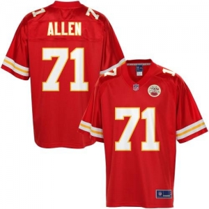 Pro Line Men's Kansas City Chiefs Jeff Allen Team Color Jersey