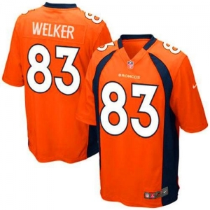 Nike Wes Welker Denver Broncos Youth Game Jersey - Orange