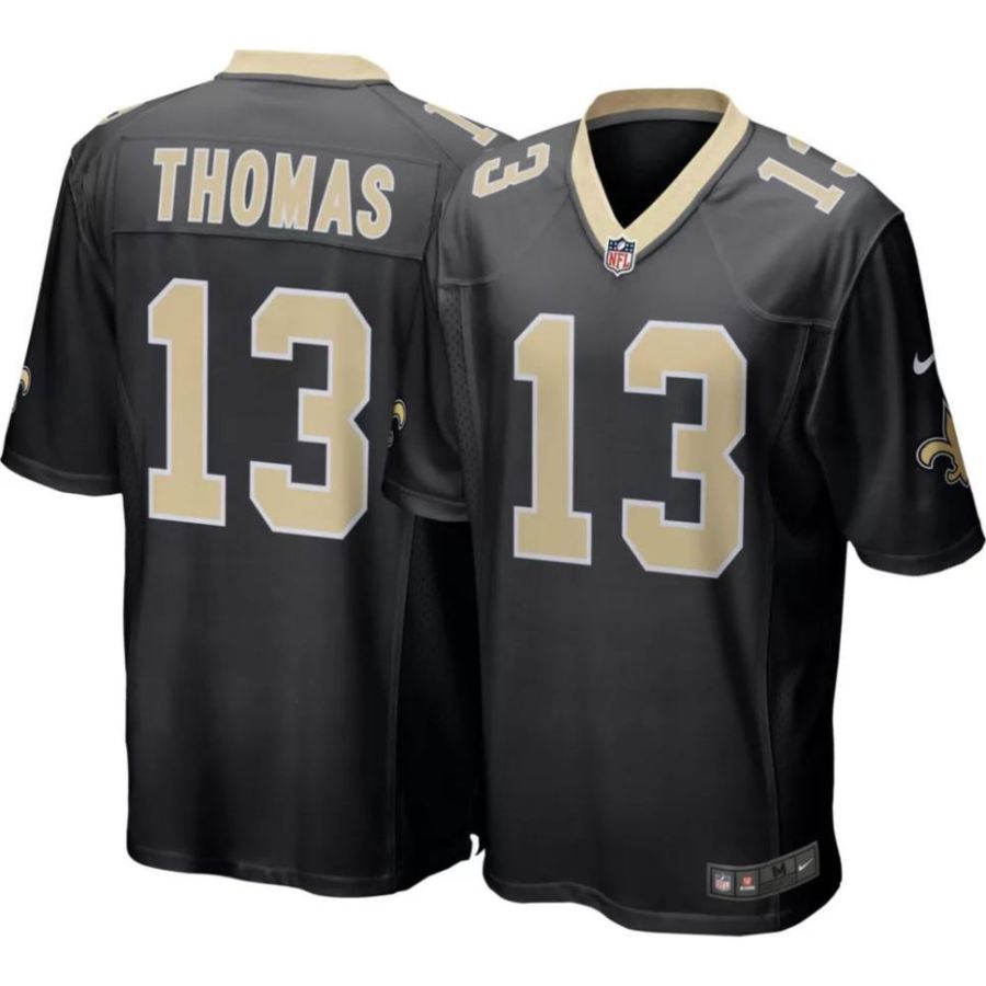 Nike Men's New Orleans Saints Michael Thomas #13 Black Game Jers