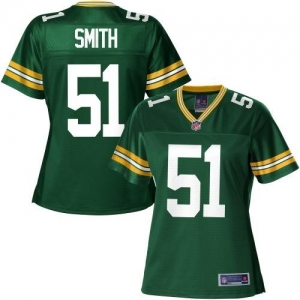 Pro Line Women's Green Bay Packers D.J. Smith Team Color Jersey