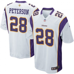 Nike Adrian Peterson Minnesota Vikings Game Jersey - White