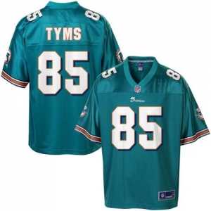 Pro Line Men's Miami Dolphins Brian Tyms Team Color Jersey