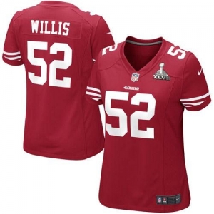 Nike Patrick Willis San Francisco 49ers Ladies Super Bowl XLVII