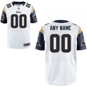 Nike St. Louis Rams Customized Elite Jersey - White