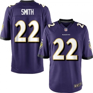 Nike Jimmy Smith Baltimore Ravens Youth Game Jersey - Purple