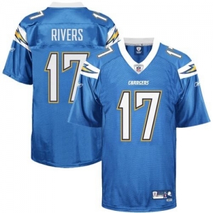 Reebok Phillip Rivers San Diego Chargers Premier Tackle Twill Je