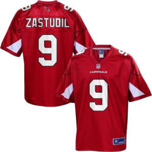 Pro Line Men's Arizona Cardinals Dave Zastudil Team Color Jersey