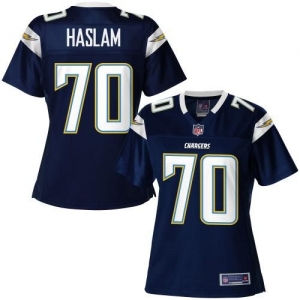 Pro Line Women's San Diego Chargers Kevin Haslam Team Color Jers