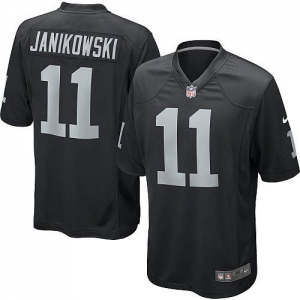 Nike Sebastian Janikowski Oakland Raiders Youth Game Jersey - Bl