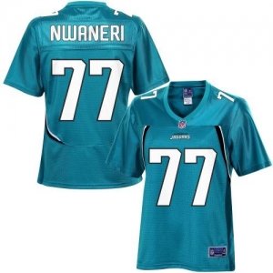 Pro Line Women's Jacksonville Jaguars Uche Nwaneri Team Color Je