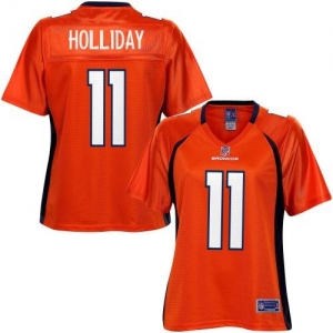 Pro Line Women's Denver Broncos Trindon Holliday Team Color Jers