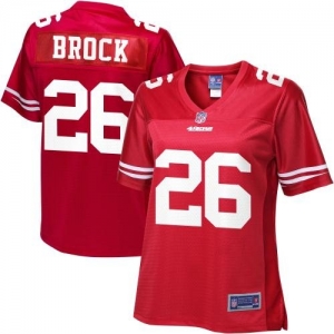 Pro Line Women's San Francisco 49ers Tramaine Brock Team Color J