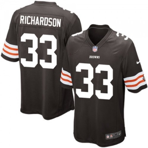 Nike Trent Richardson Cleveland Browns NFL Draft Youth Game Jers