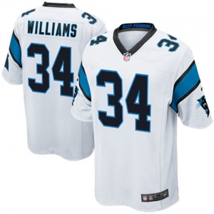 Nike Men's Carolina Panthers DeAngelo Williams Game White Jersey