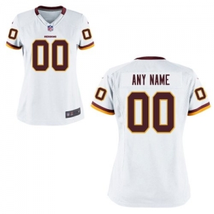 Nike Women's Washington Redskins Customized White Game Jersey