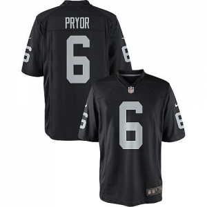 Nike Terrelle Pryor Oakland Raiders Youth Game Jersey - Black