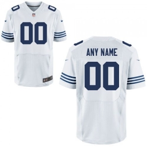 Nike Indianapolis Colts Customized Elite Throwback Jersey - Whit