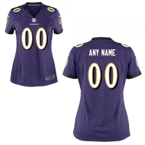 Nike Women's Baltimore Ravens Customized Team Color Game Jersey