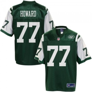 Pro Line Men's New York Jets Austin Howard Team Color Jersey