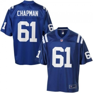 Pro Line Men's Indianapolis Colts Josh Chapman Team Color Jersey