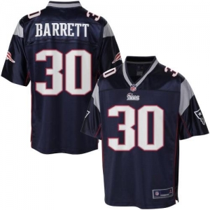 Pro Line Men's New England Patriots Josh Barrett Team Color Jers