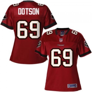 Pro Line Women's Tampa Bay Buccaneers Demar Dotson Team Color Je