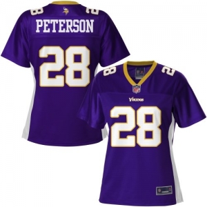 Pro Line Women's Minnesota Vikings Adrian Peterson Team Color Je