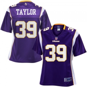 Pro Line Women's Minnesota Vikings Nicholas Taylor Team Color Je