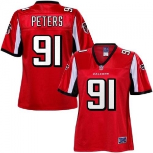 Pro Line Women's Atlanta Falcons Corey Peters Team Color Jersey