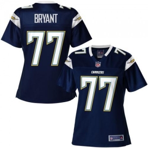 Pro Line Women's San Diego Chargers Charlie Bryant Team Color Je