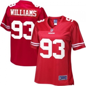 Pro Line Women's San Francisco 49ers Ian Williams Team Color Jer