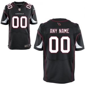 Nike Arizona Cardinals Customized Elite Alternate Jersey - Black