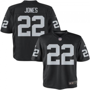 Nike Youth Oakland Raiders Taiwan Jones Team Color Game Jersey