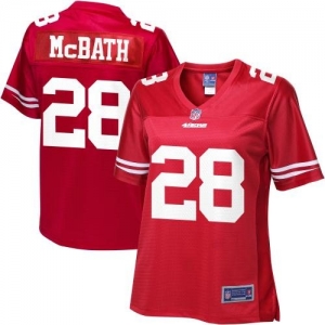 Pro Line Women's San Francisco 49ers Darcel McBath Team Color Je