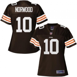 Pro Line Women's Cleveland Browns Jordan Norwood Team Color Jers