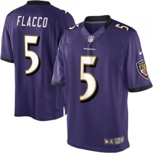 Nike Joe Flacco Baltimore Ravens The Limited Jersey - Purple