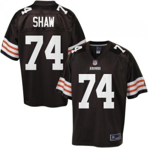 Pro Line Men's Cleveland Browns Jarrod Shaw Team Color Jersey