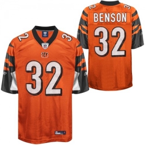 Reebok Cedric Benson Cincinnati Bengals Replica Jersey - Orange