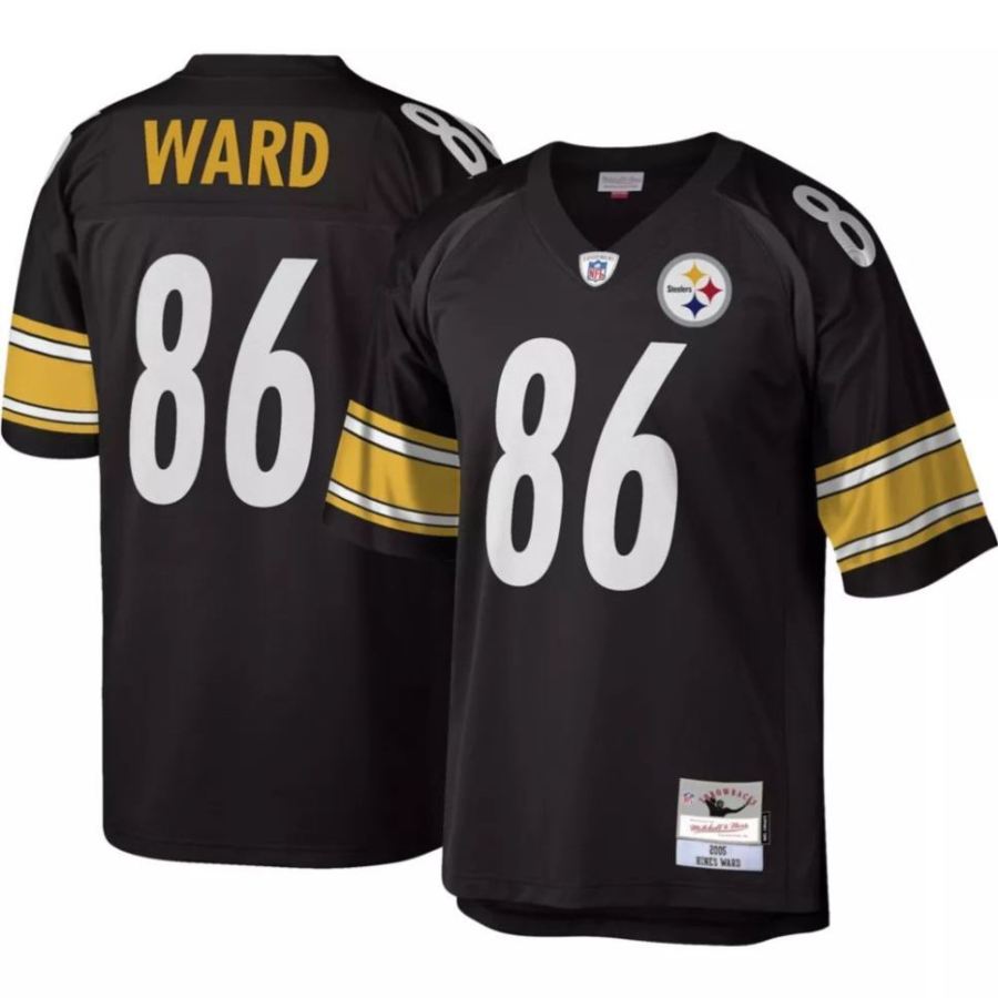 Mitchell & Ness Men's Pittsburgh Steelers Hines Ward #86 Black 2