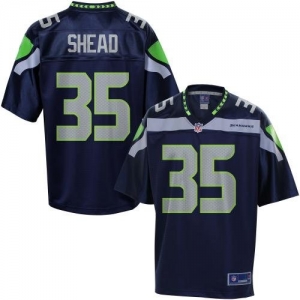 Pro Line Men's Seattle Seahawks Deshawn Shead Team Color Jersey