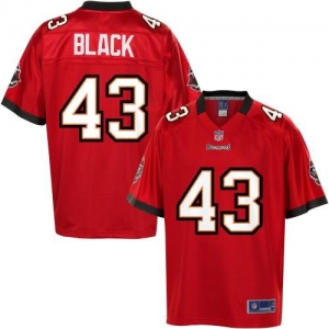 Pro Line Men's Tampa Bay Buccaneers Ahmad Black Team Color Jerse