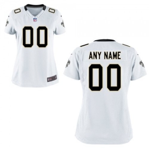 Nike Women's New Orleans Saints Customized White Game Jersey