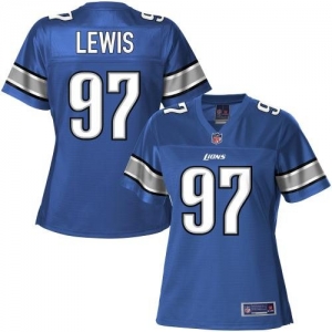 Pro Line Women's Detroit Lions Ronnell Lewis Team Color Jersey