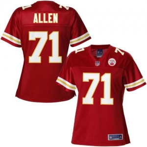 Pro Line Women's Kansas City Chiefs Jeff Allen Team Color Jersey