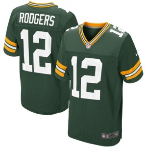 Nike Aaron Rodgers Green Bay Packers Elite Jersey - Green