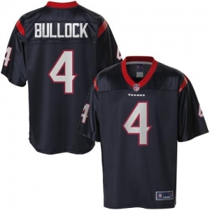 Pro Line Men's Houston Texans Randy Bullock Team Color Jersey